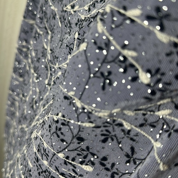 🆕 ALEX EVENINGS SMALL PETITE WINTER DAZZLE TOP - Picture 7 of 7